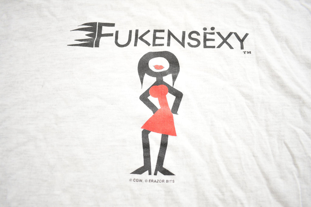 Vintage 1990s Party Girl Graphic Tee Shirt