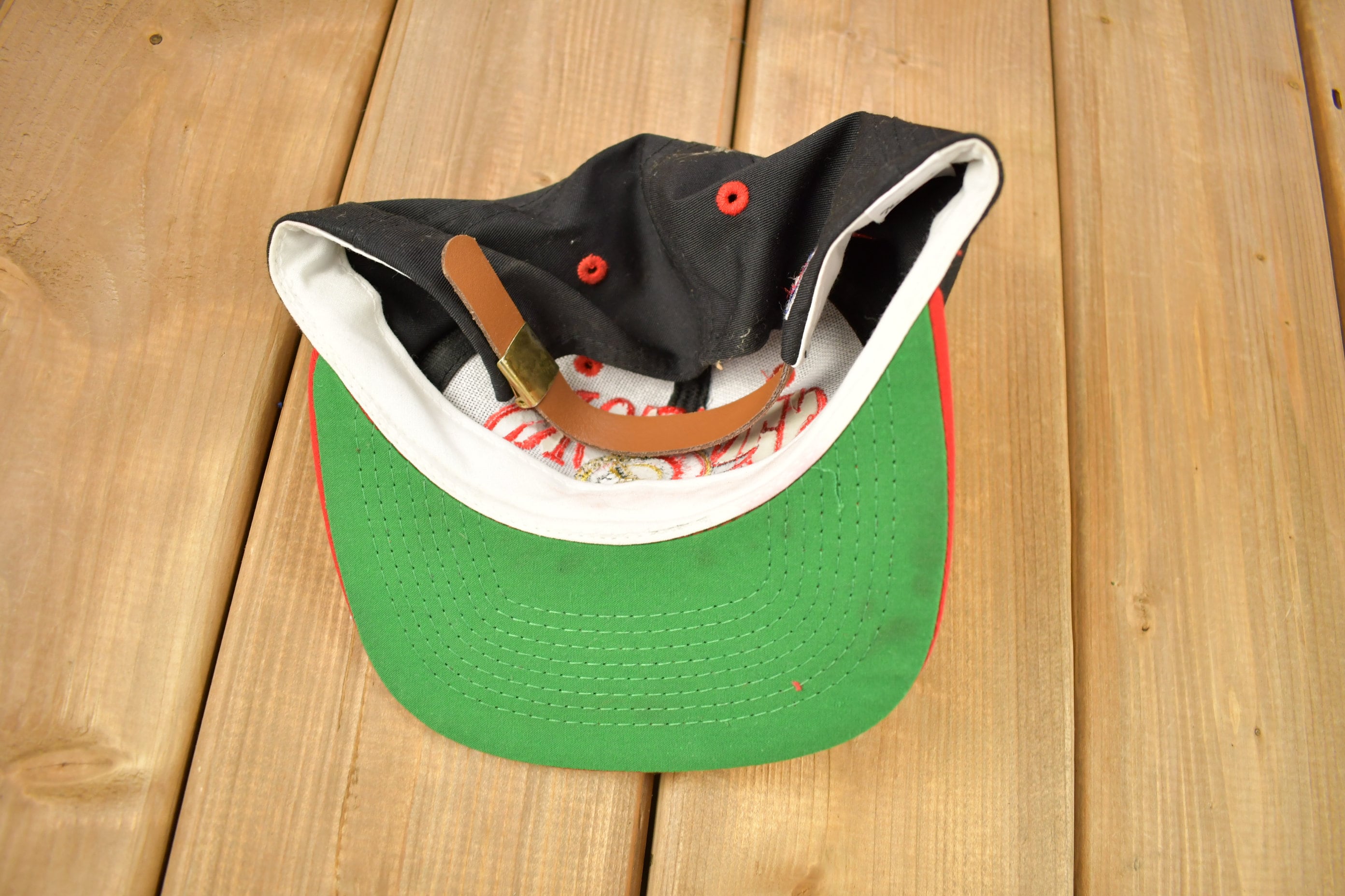 Vintage 1990s Ottawa Senators NHL The Game Strap Back Hat