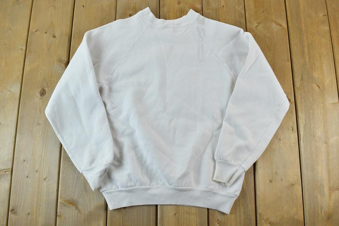 Vintage 1990s Merry Moosement Crewneck Sweatshirt Made In USA