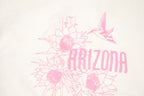 Vintage 1990s Arizona Floral Graphic Print Crewneck Sweatshirt Women's L