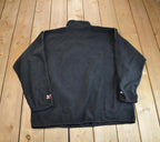 Vintage 1990s Nascar Dale Jarrett Embroidered Fleece Sweater