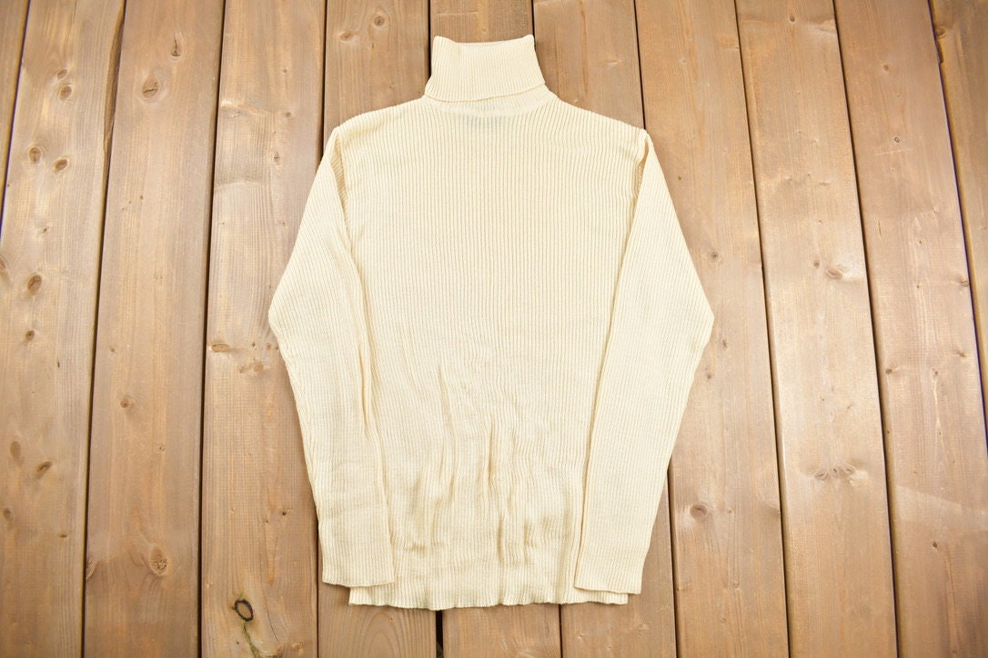 Vintage 1990s Bengal Lancer Knit Turtle Neck Sweater
