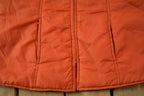 Vintage 1970s Orange Windbreaker Puffer Jacket