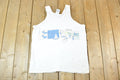 Vintage 1990s Newport Blue Sailboat Tank Top Mens L
