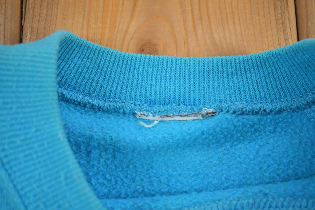 Vintage 1990 Lighthouse Graphic Raglan Crewneck Sweatshirt