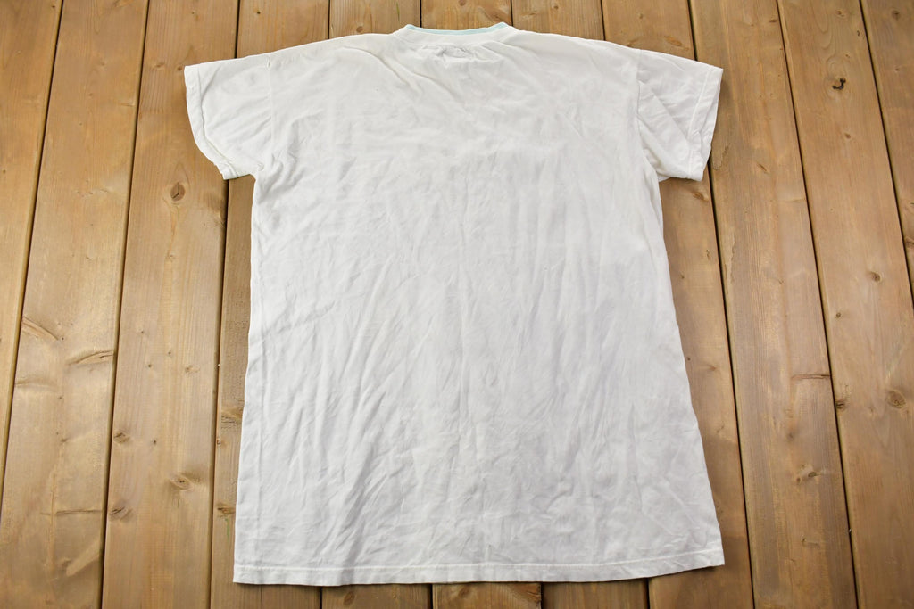 Vintage 1990s Farm Theme Graphic Double Collar T-Shirt