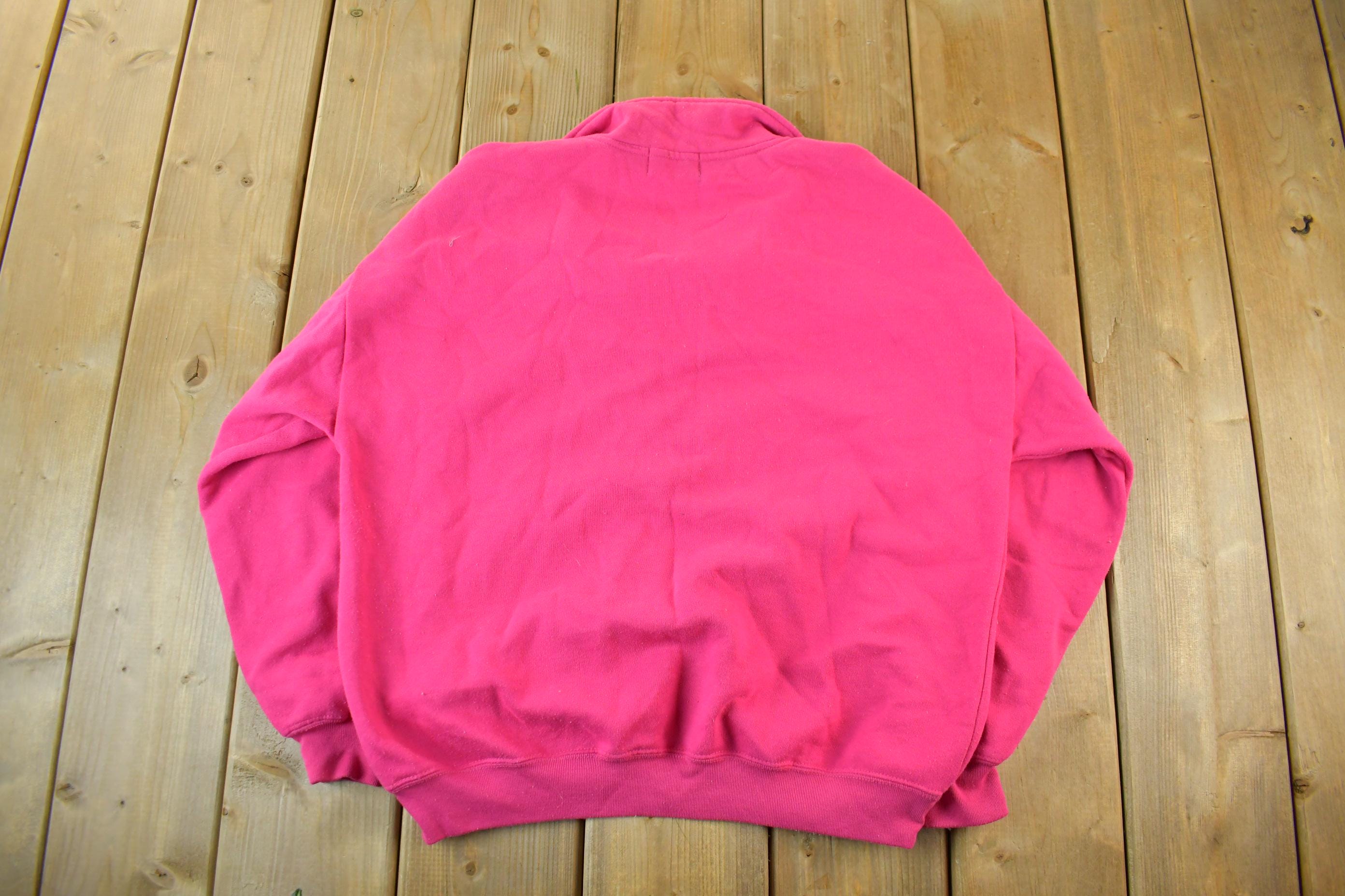 Vintage 1990s Northern Spirit Christmas Quarter Zip Sweatshirt Women's Medium