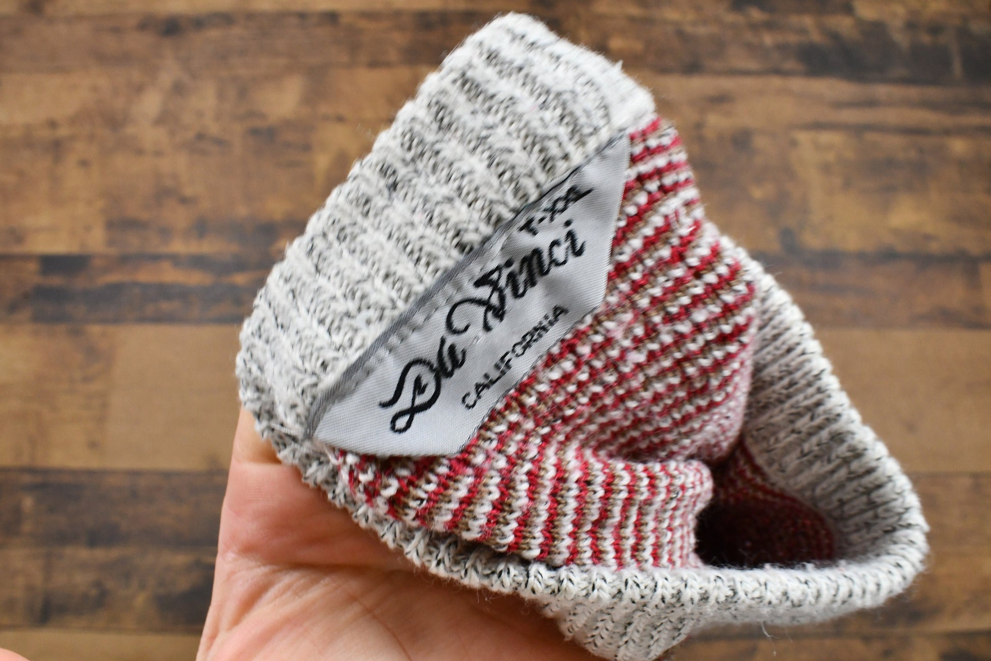 Vintage 1990s All Over Pattern Da Vinci Geometric California Knit Sweater /