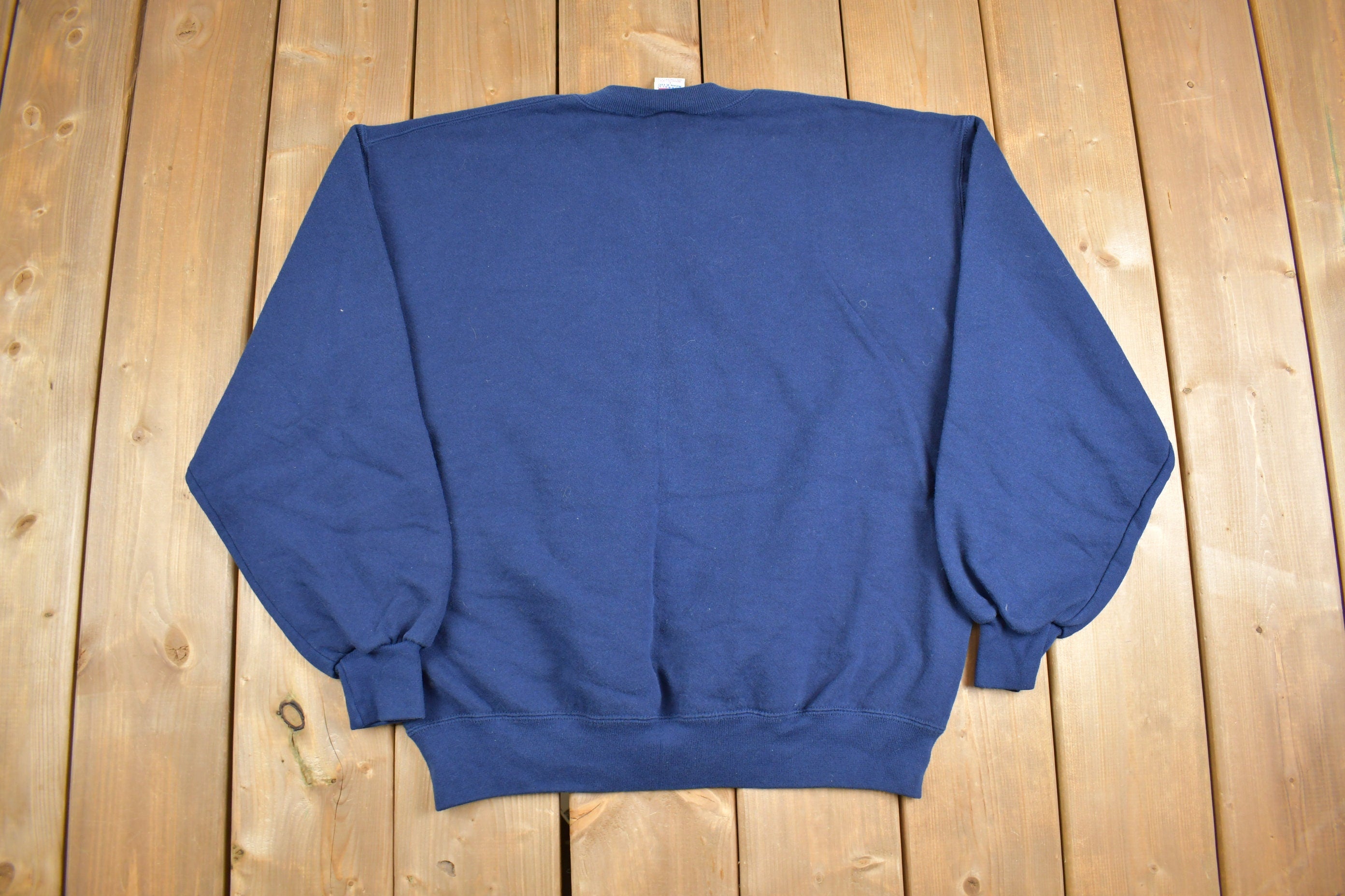 Vintage 1990s Russell Athletic Schott Graphic Crewneck