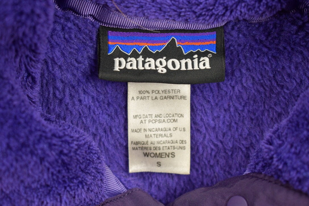 Vintage 1990s Patagonia Outdoor Quarter Button Snap Fleece