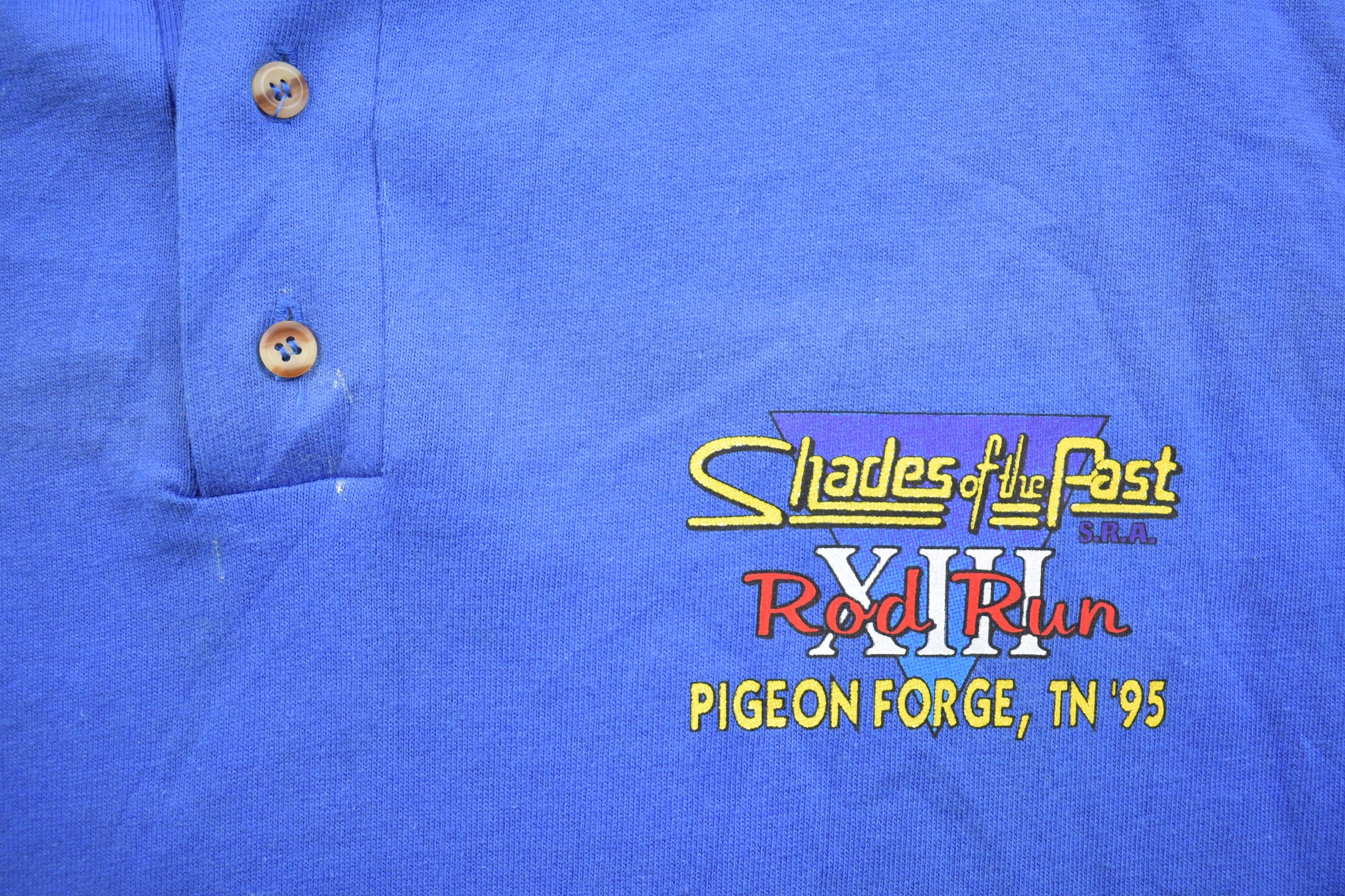 Vintage 1995 Shades of the Past Road Run Souvenir T Shirt