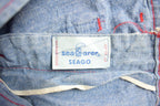 Vintage 1980s Baggy Flare Denim Jeans Size 35 x 31