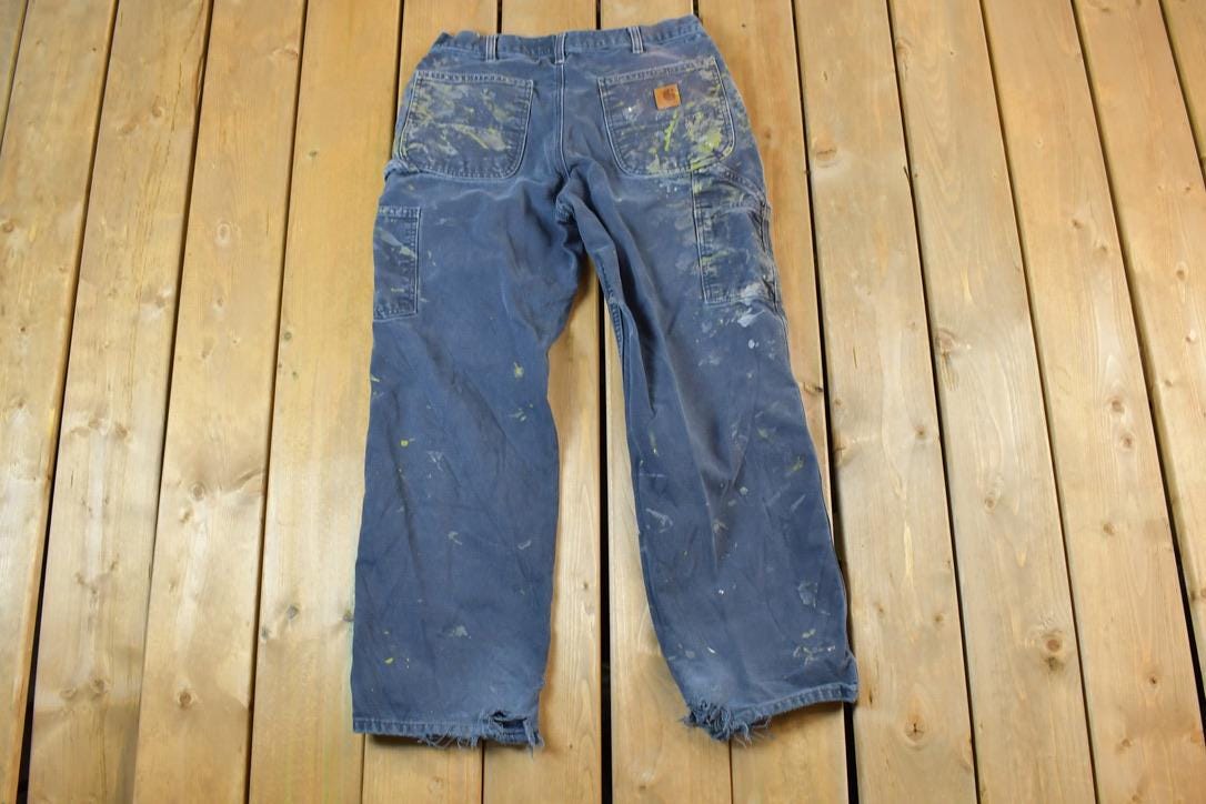 Vintage 1990s Carhartt Distressed Work Pants Size 32 x 30