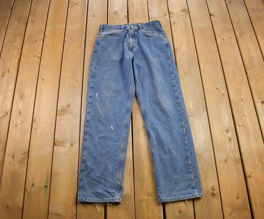 Vintage 1990s Carhartt Blanket Lined Work Pants Size 33x34