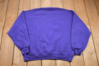 Vintage 1990s University of Michigan Marching Unit Collegiate Crewneck  Sweatshirt  Embroidered  NCAA Sweatshirt  Sportswear  Plaid