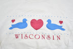 Vintage 1990s Pannill Cute Wisconsin Crewneck Sweatshirt