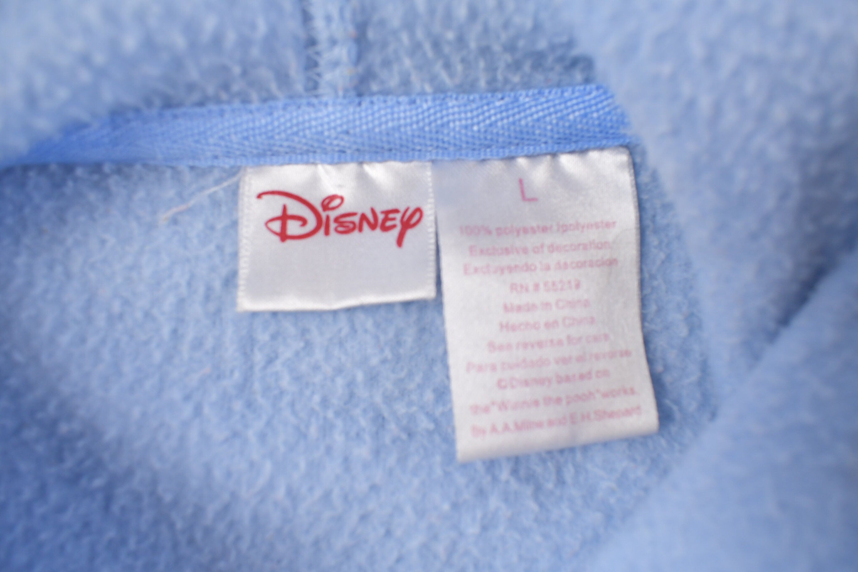 Vintage 1990s Disney Winnie The Pooh Disney Fleece Hoodie