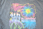 Vintage 2002 4th Of July Maui Sun Faded Souvenir T-Shirt Men's L