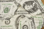Vintage 1990 100 Dollar Bill All Over Print Graphic T Shirt
