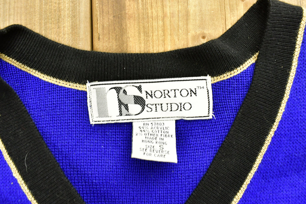 Vintage 90's Norton Studio Knitted Cardigan Sweater