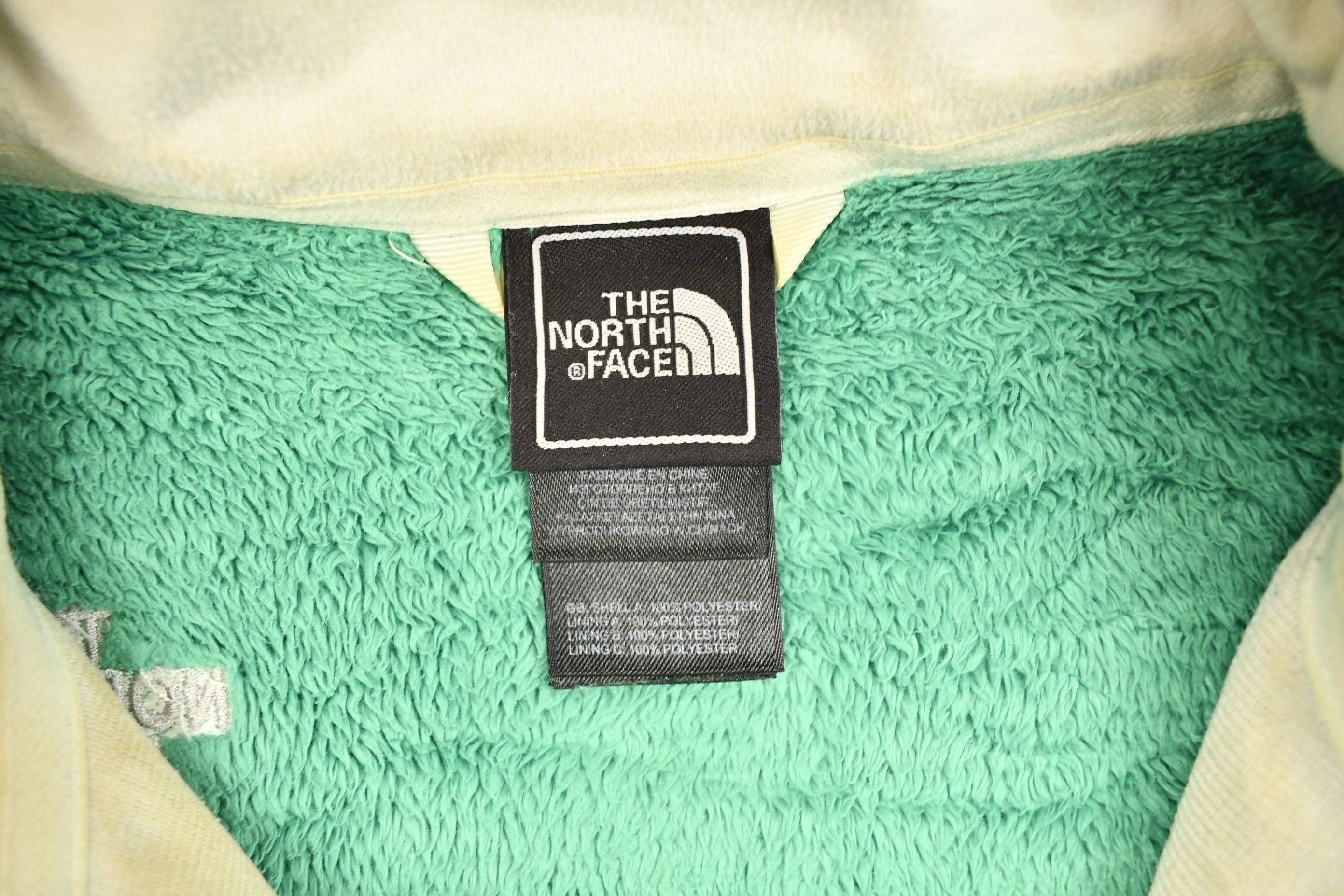Vintage 1990s The North Face Womens Green Fleece Sweater