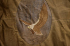 Vintage 1980s Suede Leather Embroidered Jacket