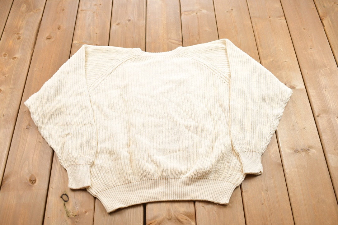 Vintage 1990s Crazy Horse 2 Knitted Crewneck Sweater