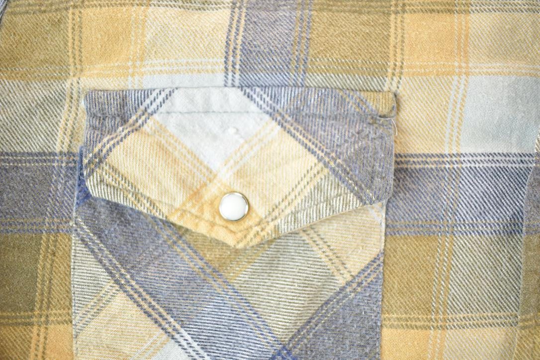 Vintage 1990's Woodsman Plaid Button Up Lined Western Shirt Made In USA
