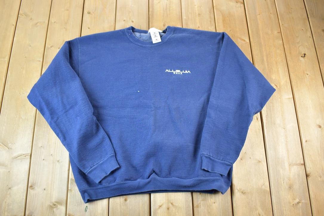 Vintage 1990s Alleluia Wear Souvenir Crewneck Sweatshirt Made In USA