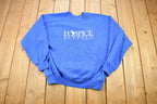 Vintage 1980s Hospice Buffalo Raglan Crewneck Sweatshirt