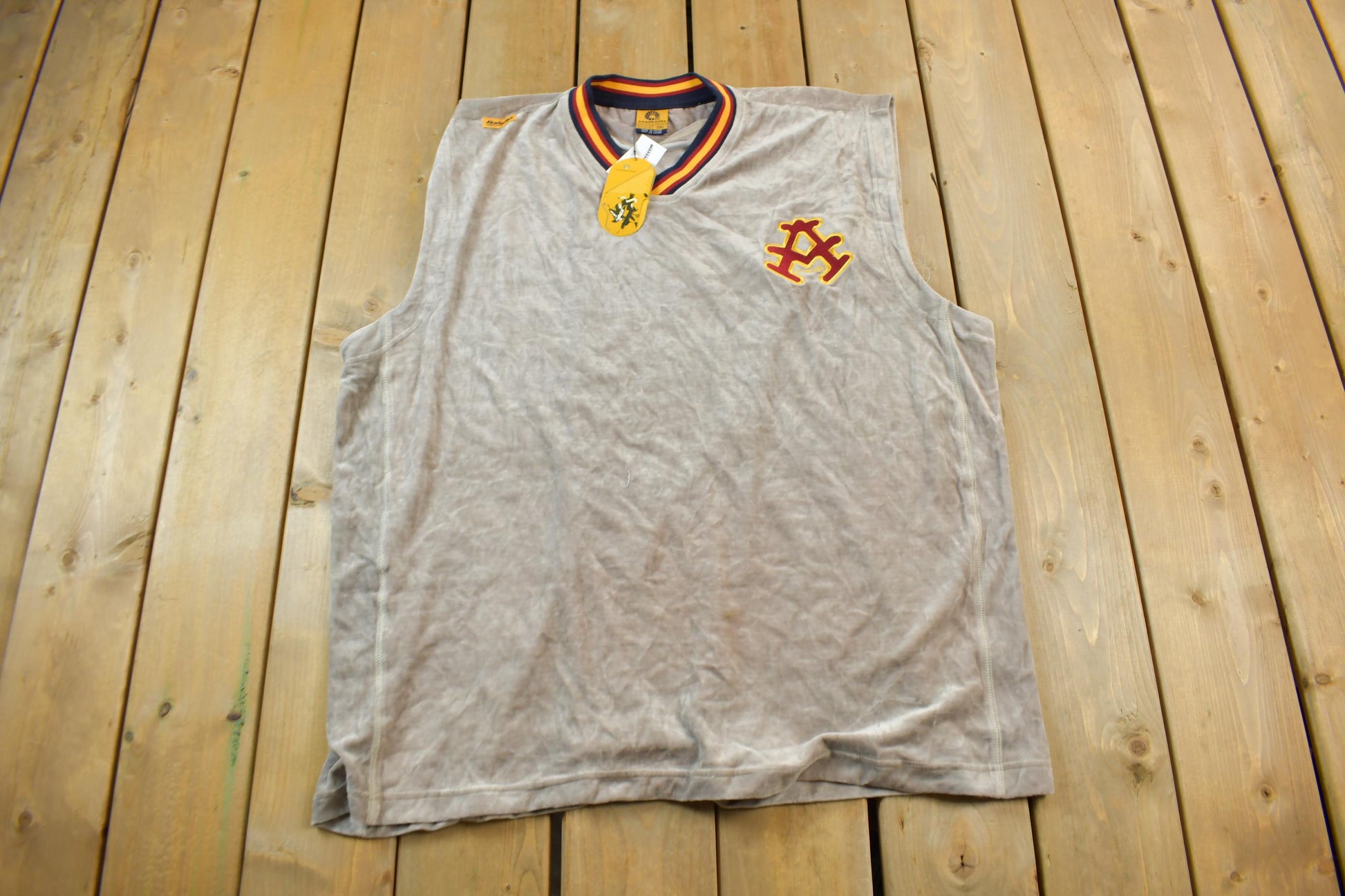 Vintage Deadstock Y2K Akademiks Embroidered Short Sleeve Sweater & Pants Set Size XXL