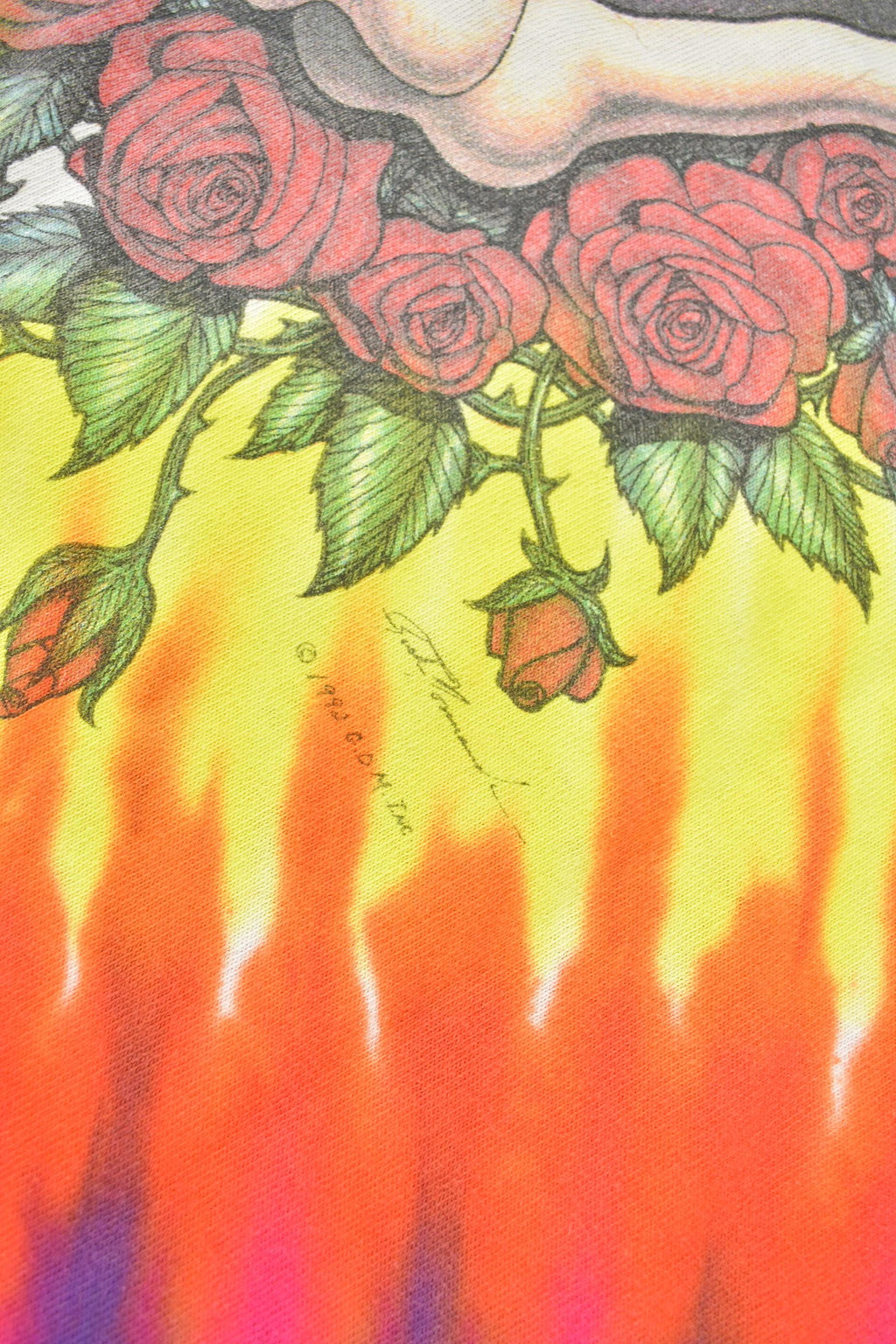 Vintage 1992 Grateful Dead Space Your Face All Over Print Band T-shirt