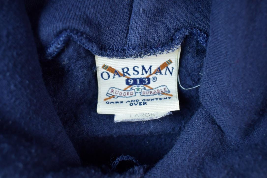 Vintage 1990s Cornerstone University Collegiate Oarsman Hoodie