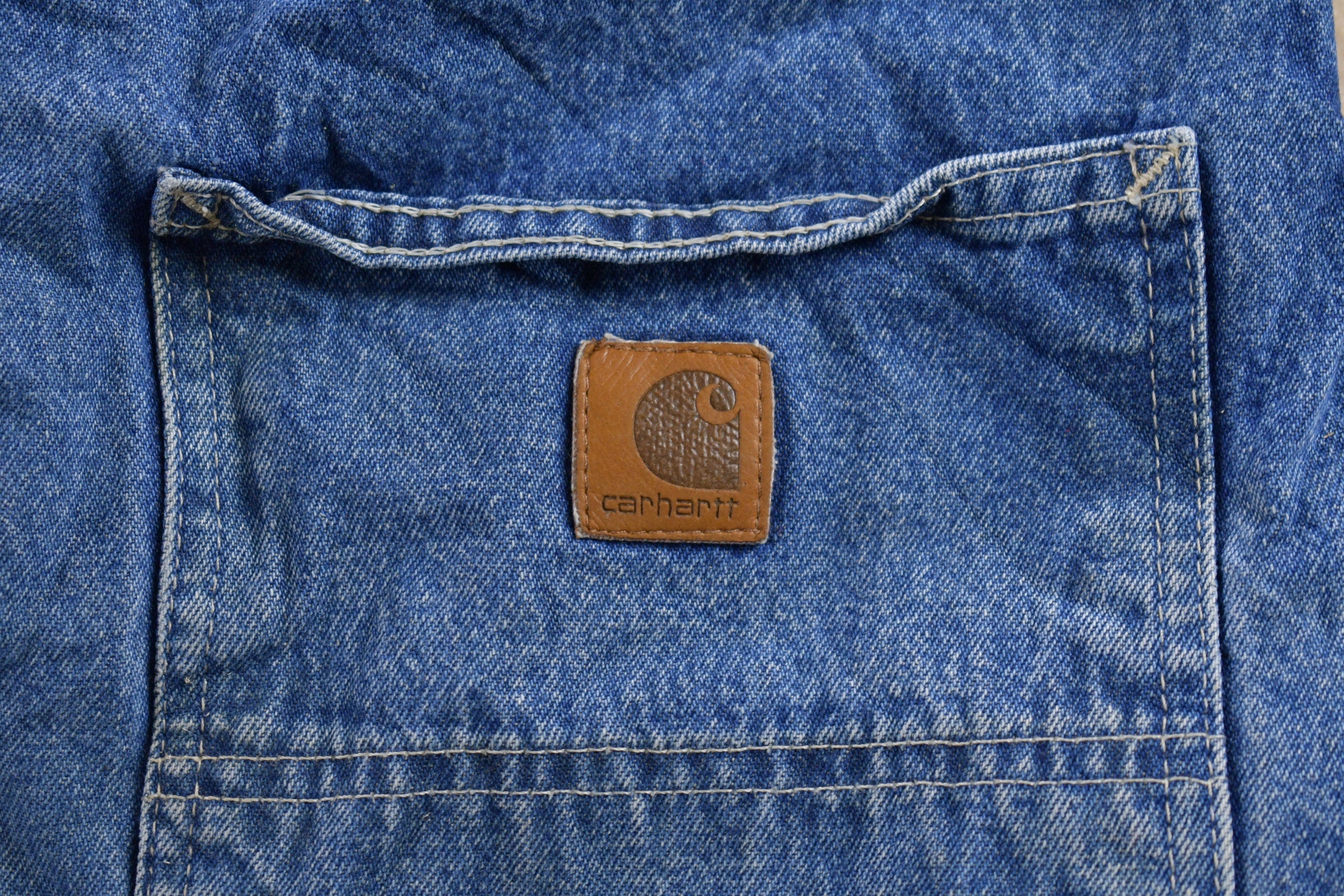 Vintage 1990s Carhartt Work Jeans Size 33 x 31