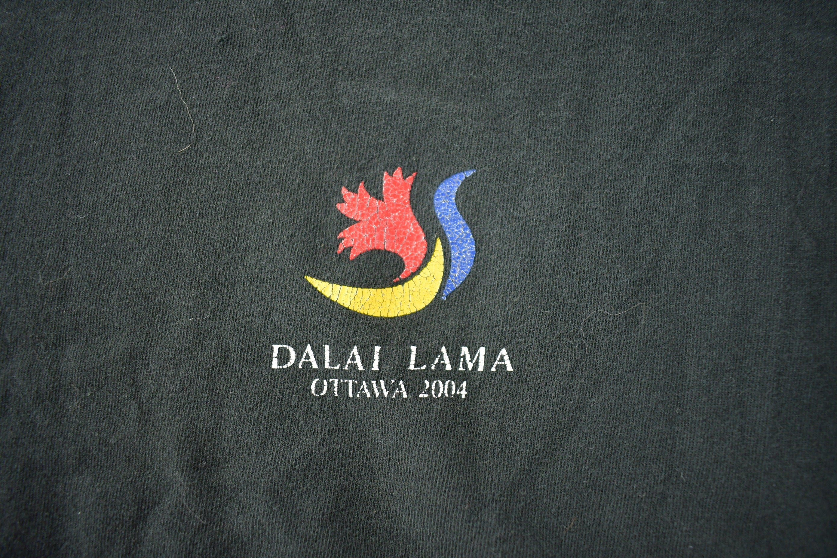 Vintage 2004 Dalai Lama Ottawa Souvenir T Shirt