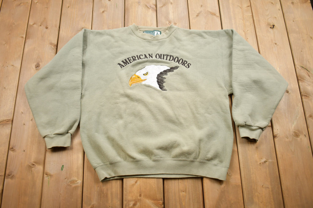 Vintage 1990s American Outdoors Eagle Crewneck