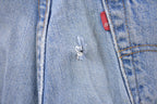 Vintage 1990s Levi's 550 Red Blank Tab Denim Jeans Size 32 x 29