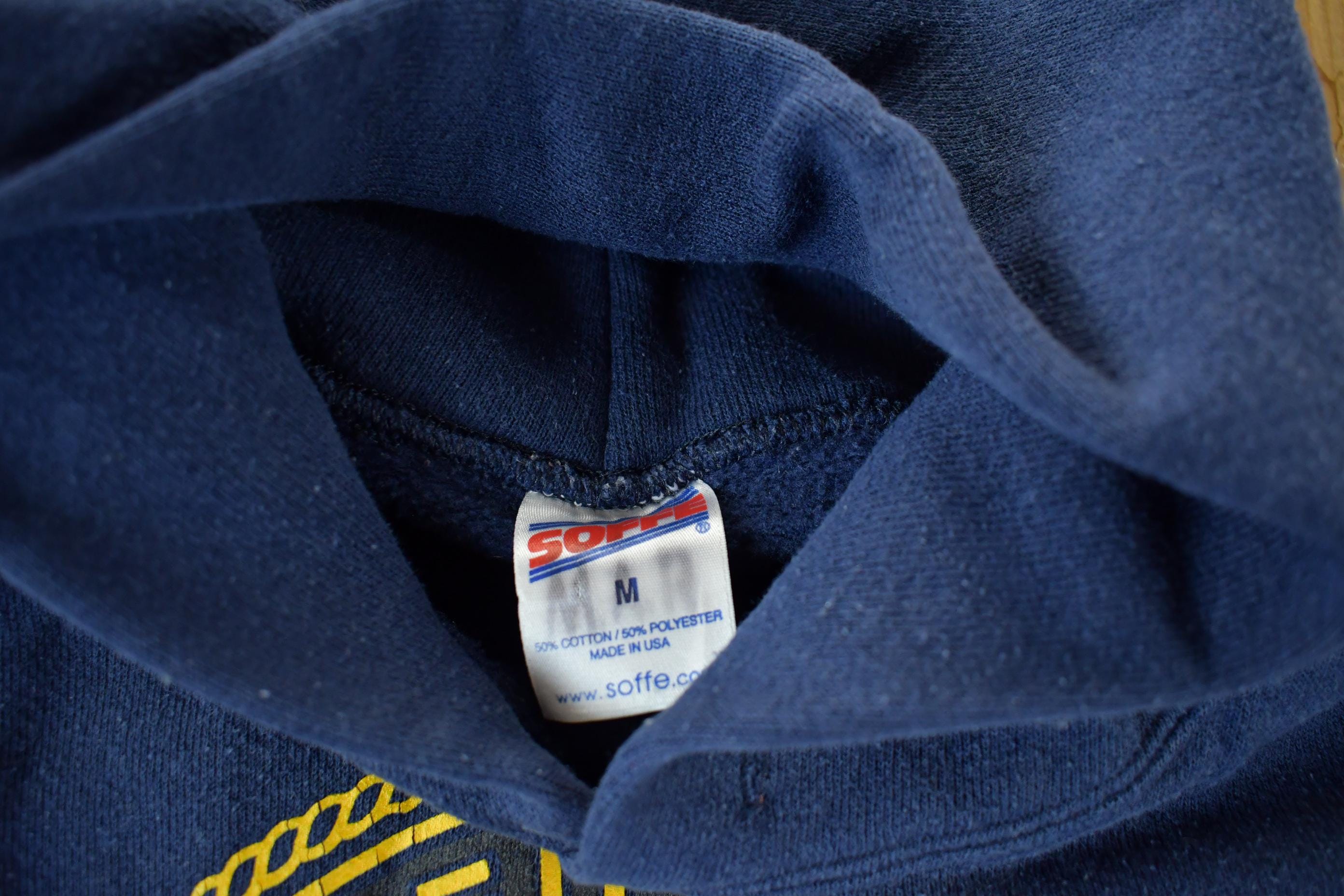 Vintage Navy Military Hoodie