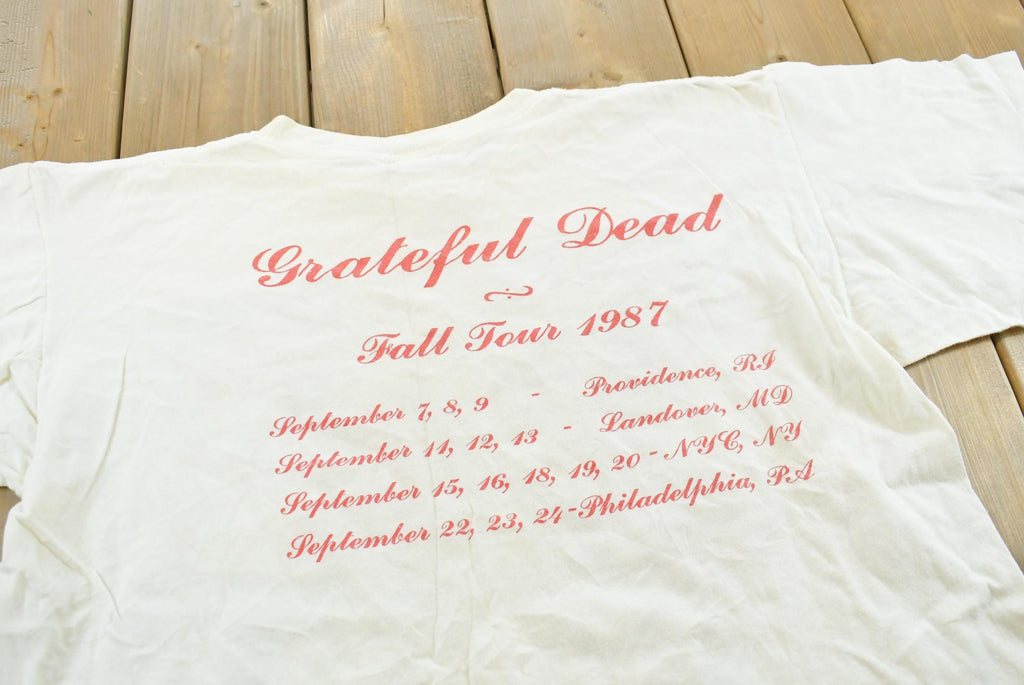 Vintage 1987 The Grateful Dead Touch of Grey Fall Tour Rock Band Concert T-Shirt Men's L