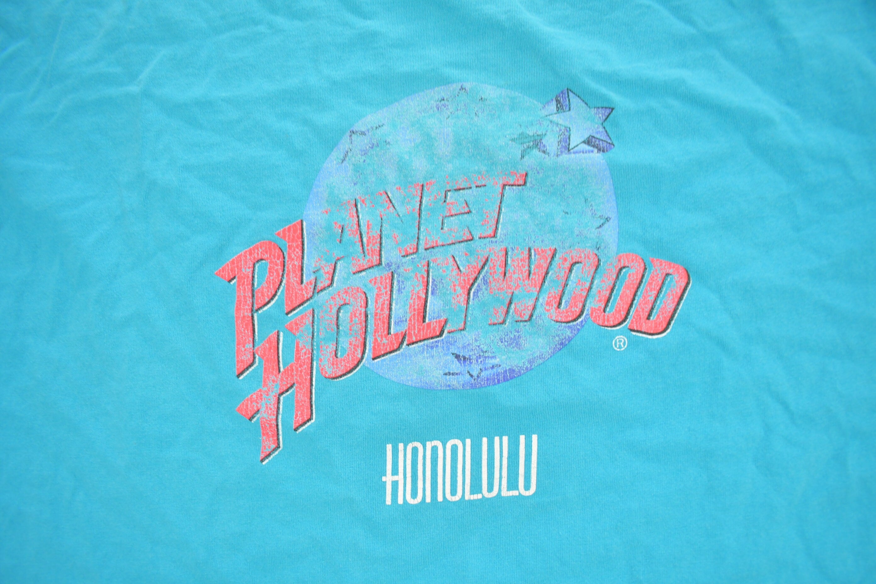 Vintage 1991 Planet Hollywood Honolulu Souvenir T Shirt