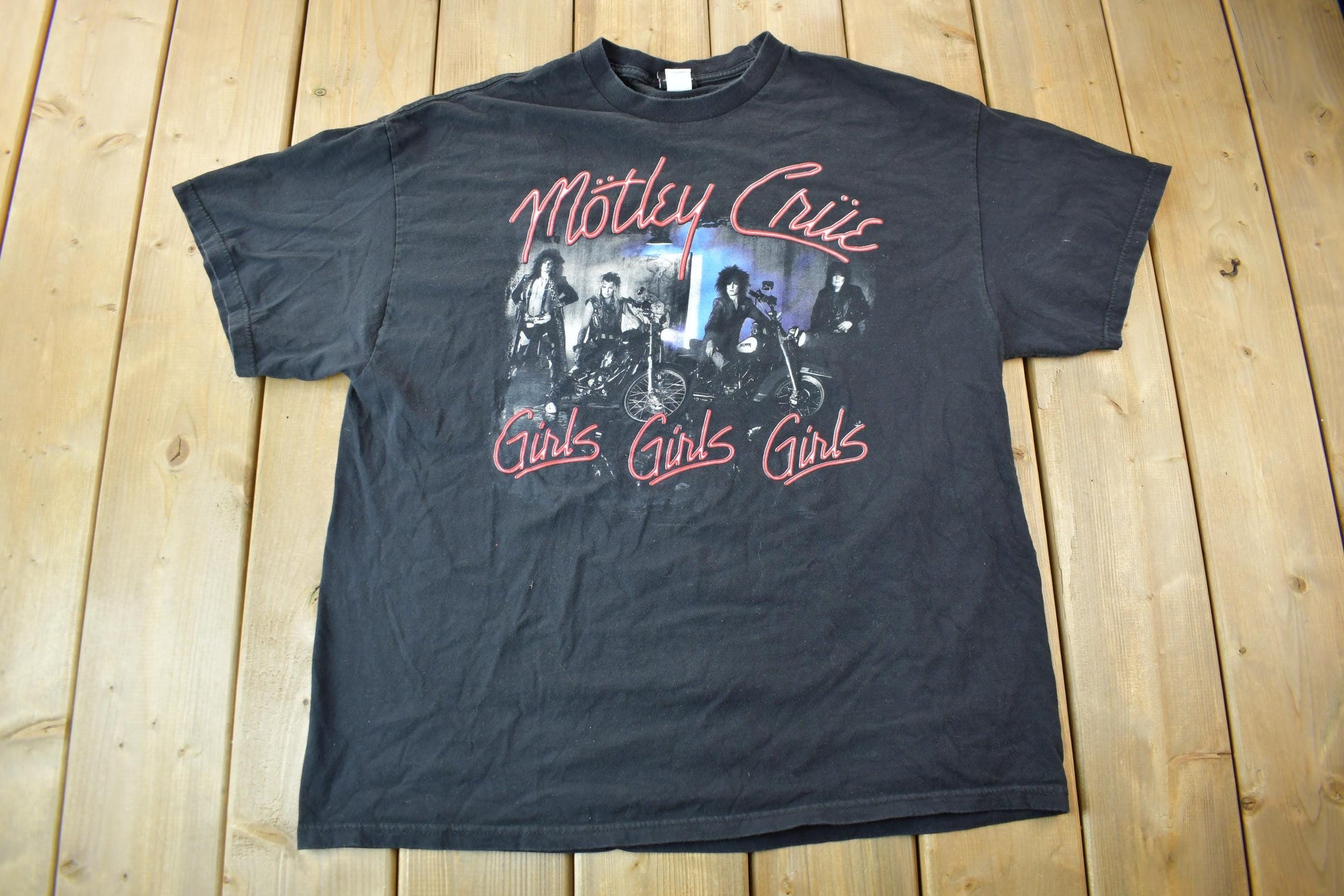 Vintage 2004 Motley Crue Girls Girls Girls Band T-shirt