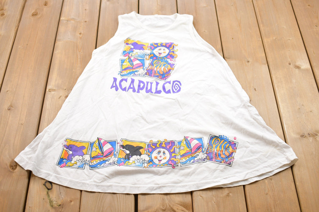 Vintage 1990s Acapulco Graphic Tank Top
