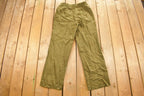 Vintage 1990s Pleated Hunters Run Wool Trousers Size 30 x 31.5