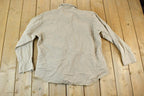 Vintage 1990s Wrangler Tan Button Up Western Shirt