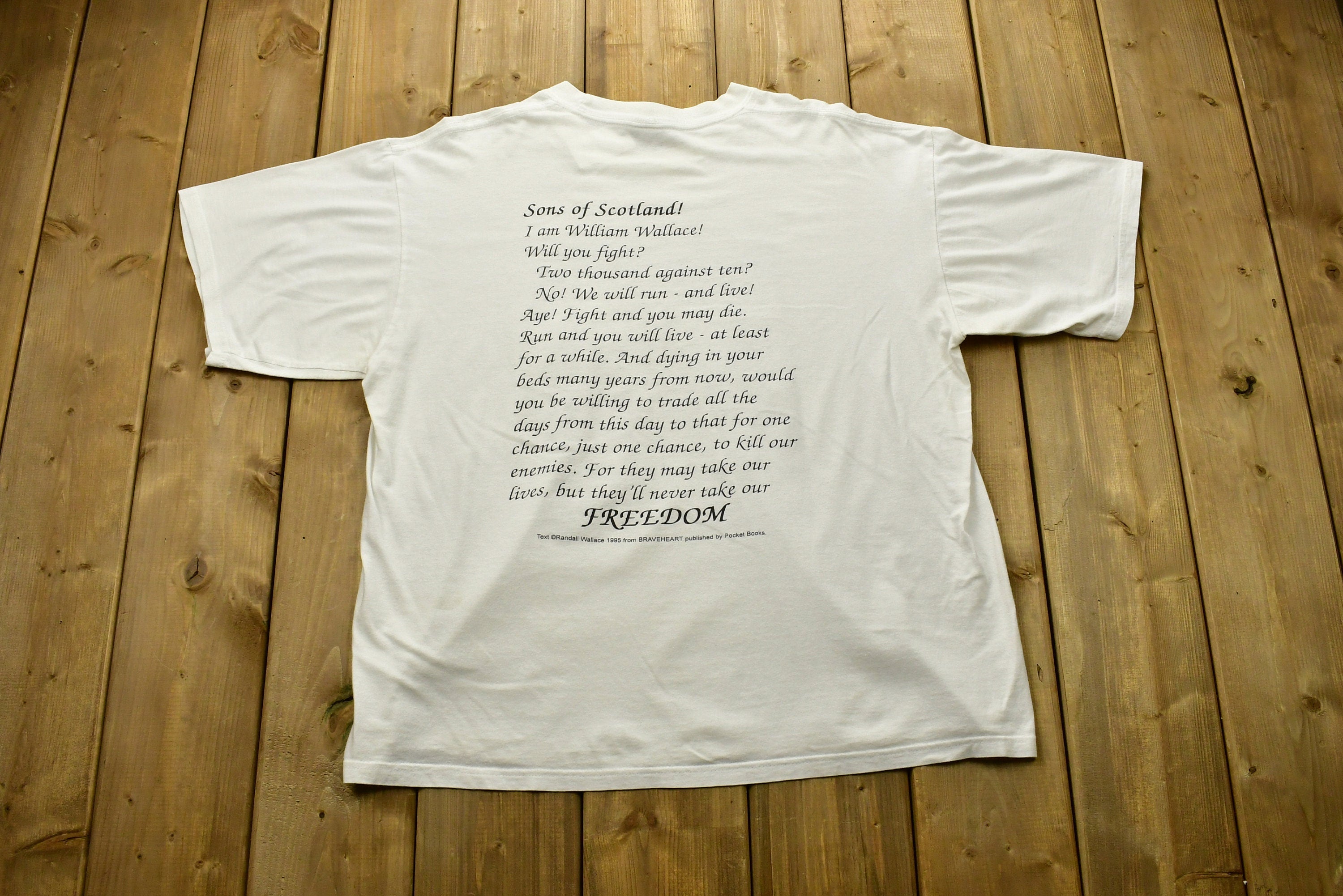 Vintage 90's Braveheart Graphic T-Shirt
