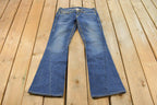 Vintage Y2K True Religion Low Rise Flare Jeans Women's 29 x 31 / Bell Bottom / Y2K Style / Embroidered Jeans / 2000s / Contrast Stitching