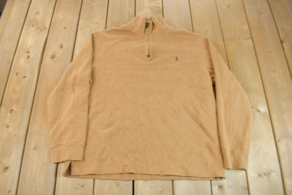 Vintage Y2K Polo Ralph Lauren Quarter Zip Sweatshirt