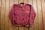 Vintage 1990s Champion Sportswear Satin Snap Button Bomber