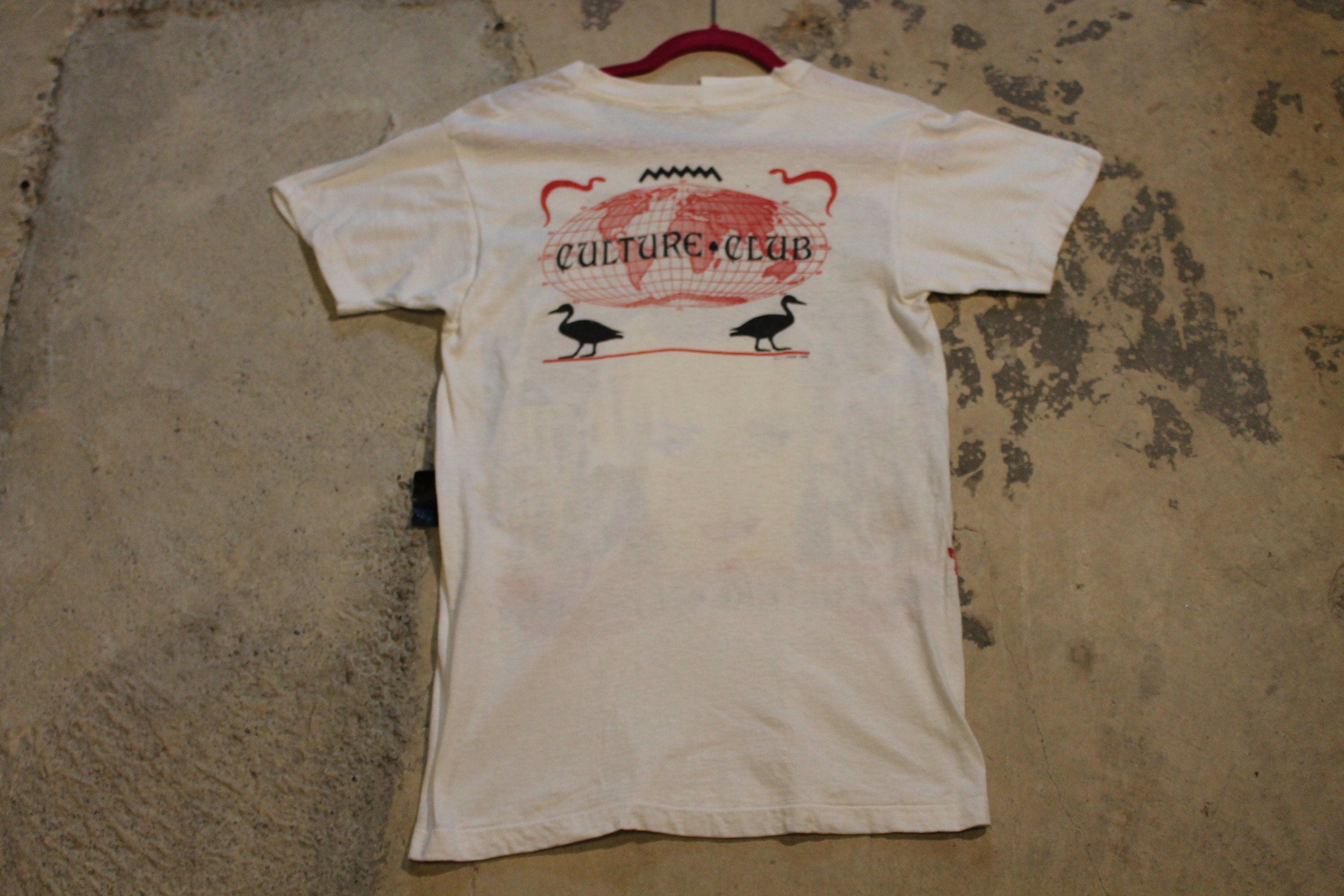 Vintage 1984 Culture Club Graphic Band T Shirt
