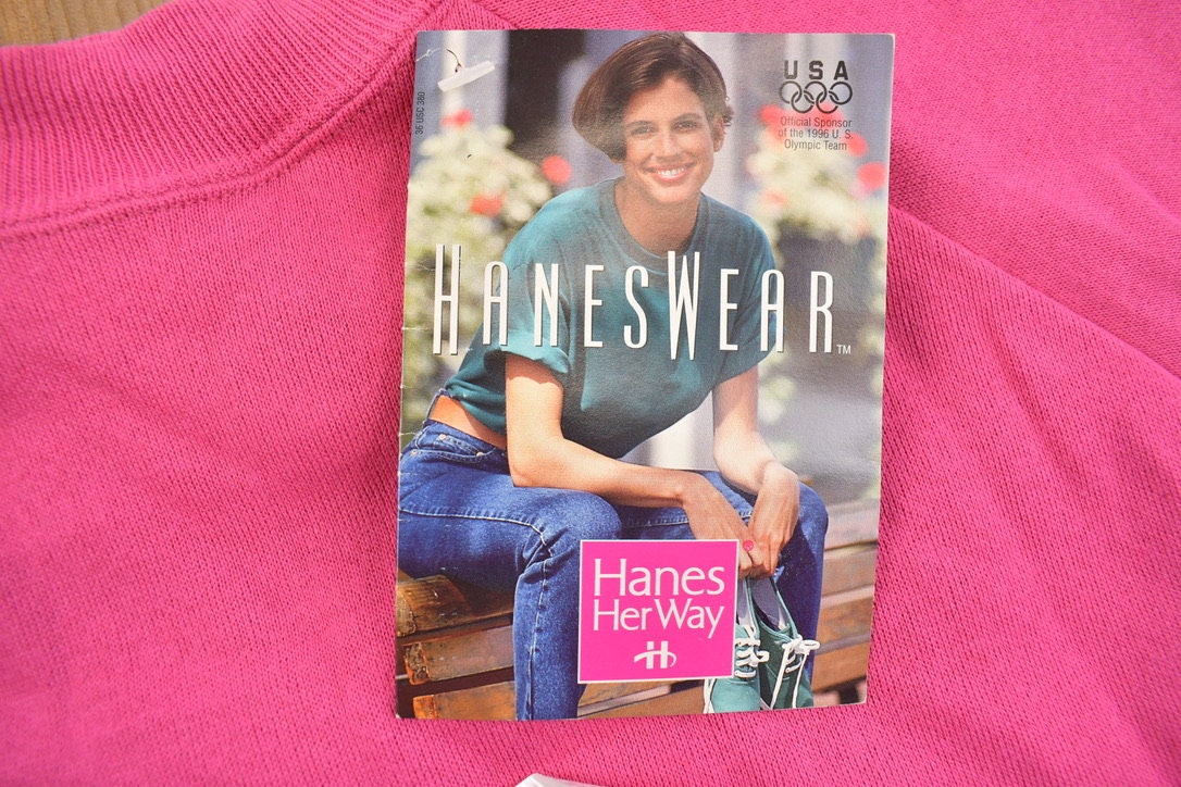 Vintage 1990's Hanes Deadstock Blank Crewneck Sweatshirt